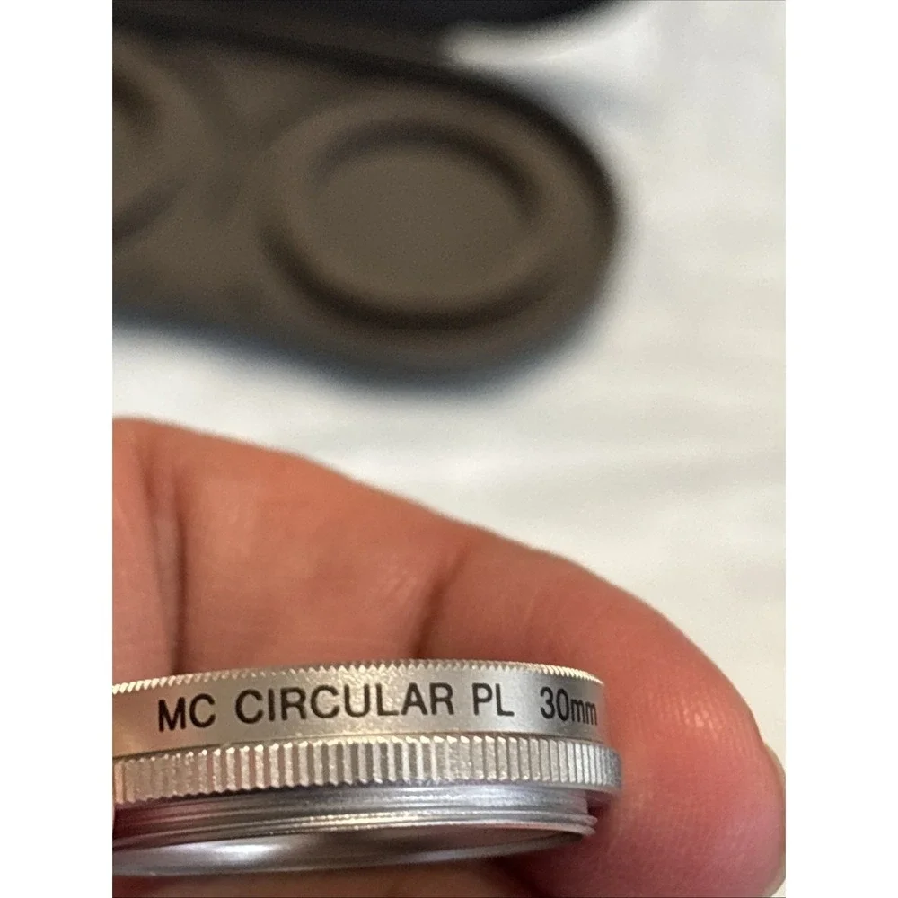 Sony MC Circular PL 30mm Lens Filter Made In Japan w/ Sony Case